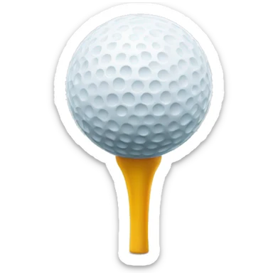 golf tee sticker