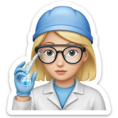 Testing water samples sticker