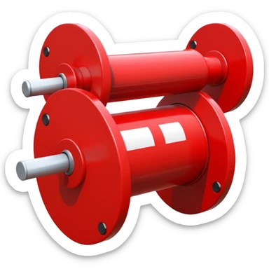 Représente moi une borne kilométrique rouge et blanche  sticker