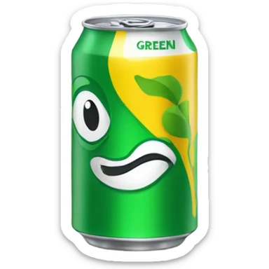 Sprite soda can sticker