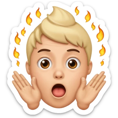 Farting loudly  sticker