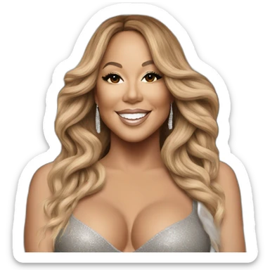mariah carey on mount rushmore sticker