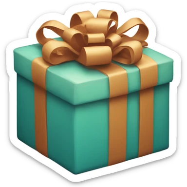 a gift with instagram logo sticker