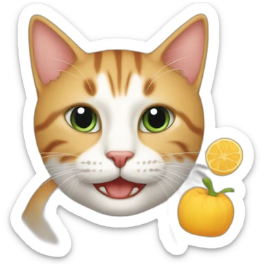 Gatos contentos sticker