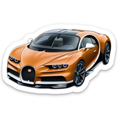 Bugatti chiron super sport sticker