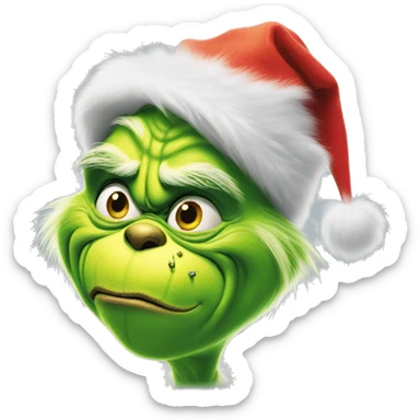 The grinch sticker