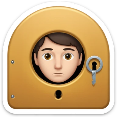 Spy Looking Through A Keyhole sticker