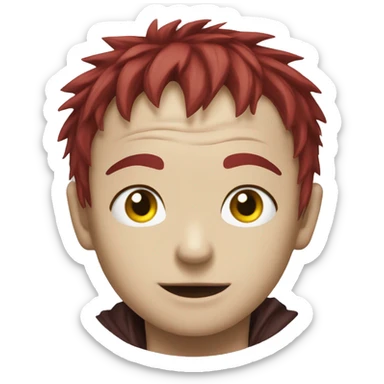 Gaara sorprendido sticker