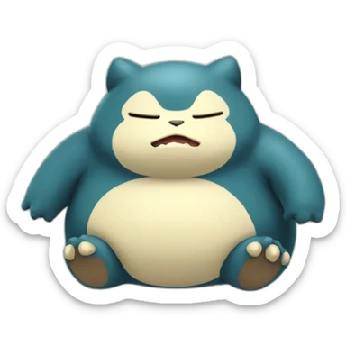 SNORLAX sticker