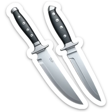 knife verticle  sticker