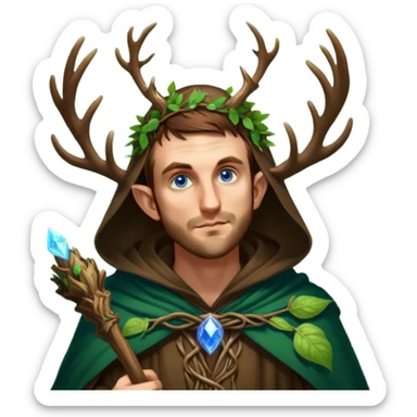 Forest Wizard sticker