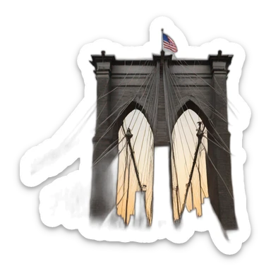The Brooklyn Bridge sticker