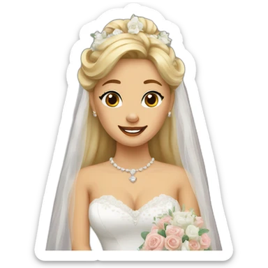Doge bride sticker