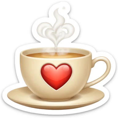 🌿 3. Chill Break

Ідея: чашка чаю з парою, що утворює форму сердечка.
Відчуття: “Кава-брейк після продуктивного ранку.”
Ключові елементи: біла чашка з теплою парою, бежевий стіл-фон або світлий градієнт. sticker