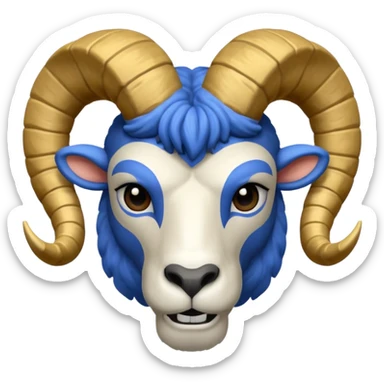 Rameses UNC ram sticker