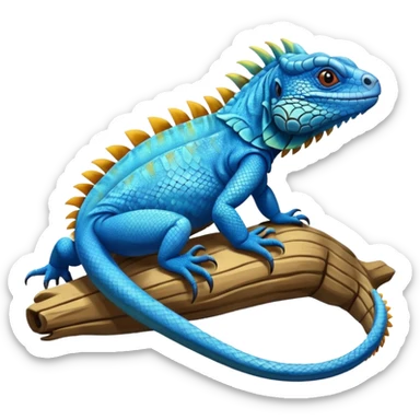 Blue Iguana sticker
