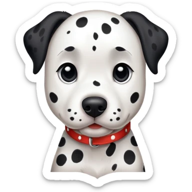 dalmatian dog sticker