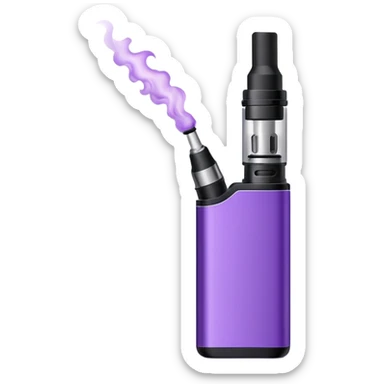vape paars sticker