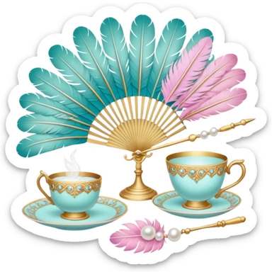 bridgerton aesthetic things sticker