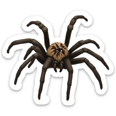 tarantula spider realistic  sticker