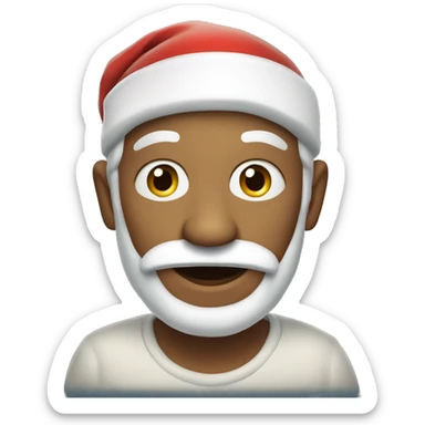 Père Noël obèse sticker