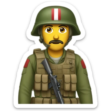 Lebanon civil war sticker