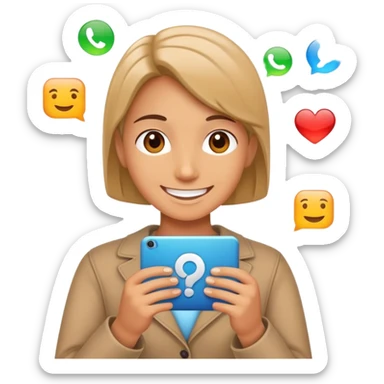 SmileyFace enjoying learning NLP sticker