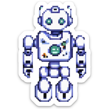 robotic AI Tools icon sticker