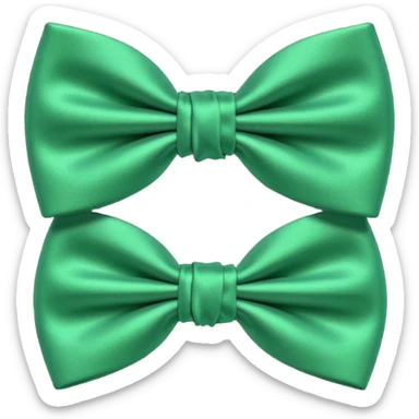 green bow tie sticker