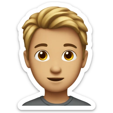 A boy in mind sticker