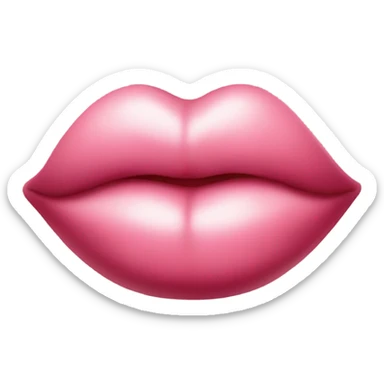 Kissy lips sticker