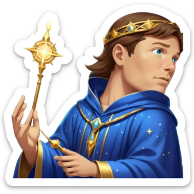 Cosmic Wizard sticker