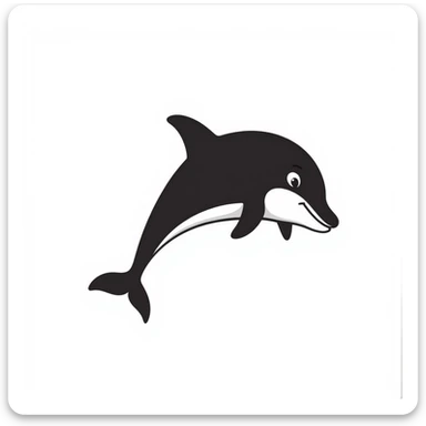 Dolphin sticker