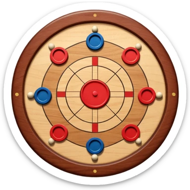 Please create carrom board game emoji sticker