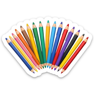 LAPIS DE CORES sticker