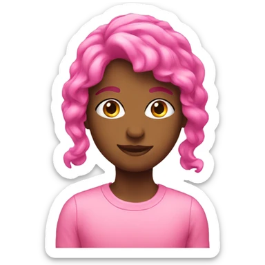  pink postcard sticker