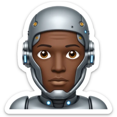 George Floyd Cyborg sticker