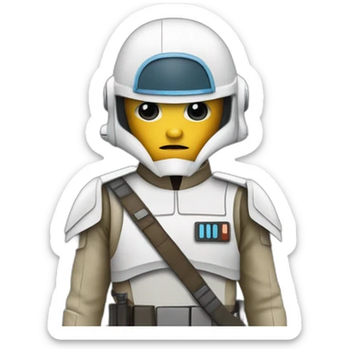 Un chasseur TIE dans star wars  sticker