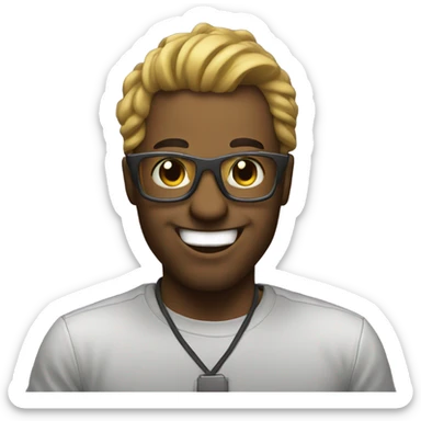 Dj giggle fart sticker