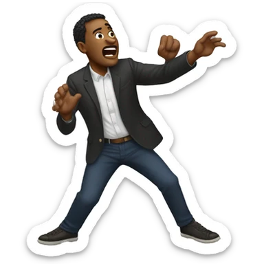 Slapping ny self sticker