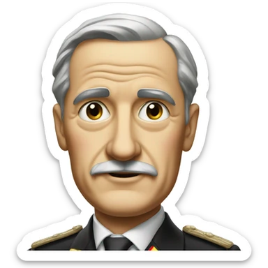 THE GERMAN  PRESIDENT IN 1934 sticker