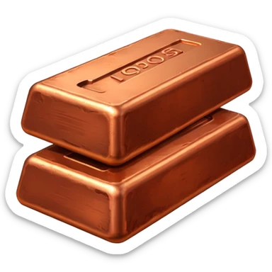 copper ingots sticker
