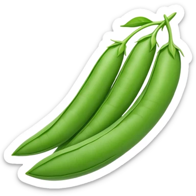 Snow Peas sticker
