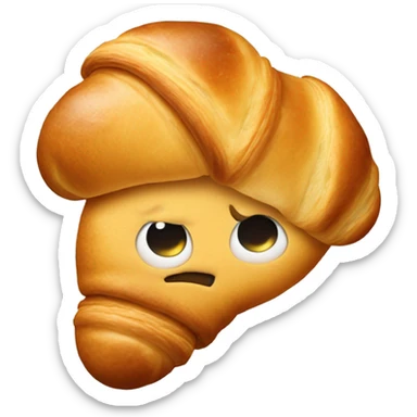 Croissant qui fume  sticker