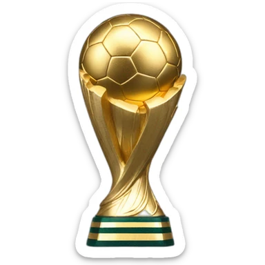 world cup trophy sticker