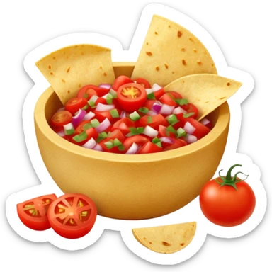 Chips and salsa sticker