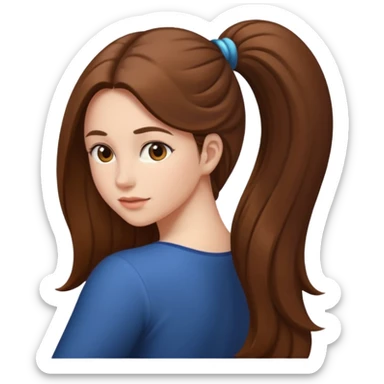 Mam back arched sticker