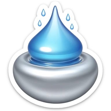 molten aluminum liquid sticker