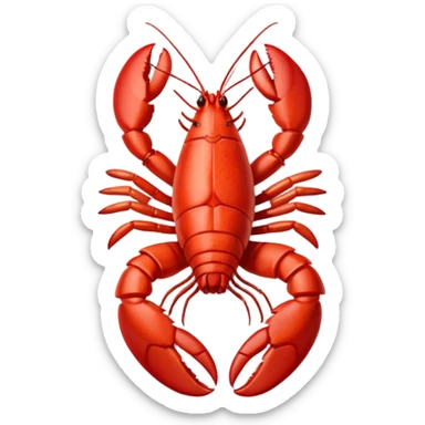 Lobster meal sticker