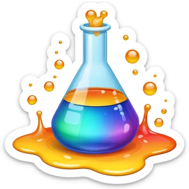 Spilled Chemicals sticker